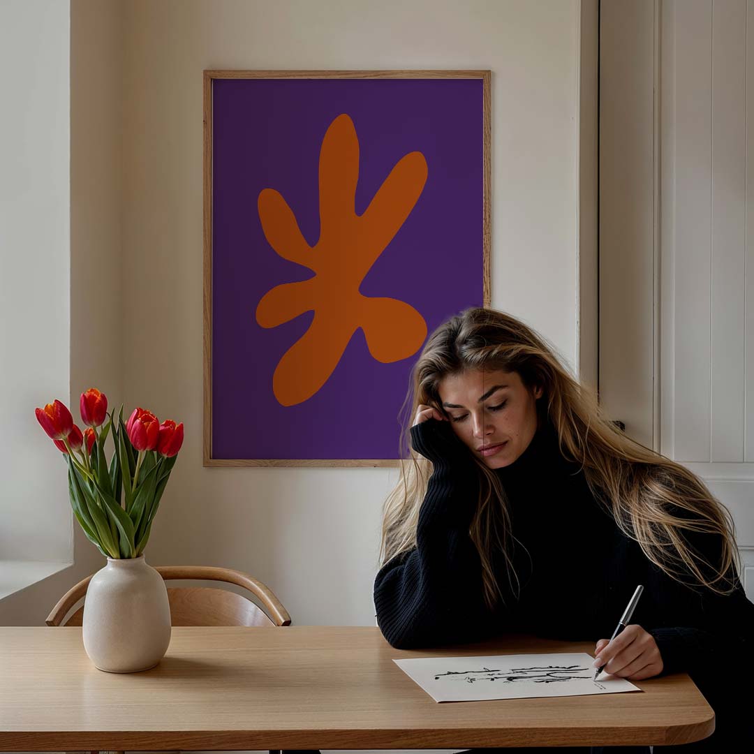 Kleurrijke Vormen Design Poster-WallArtistic