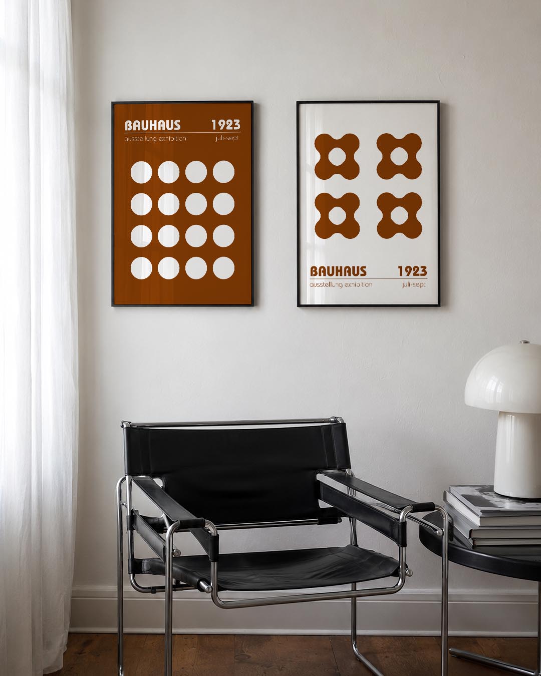 Cirkelritme en kleur Posterset