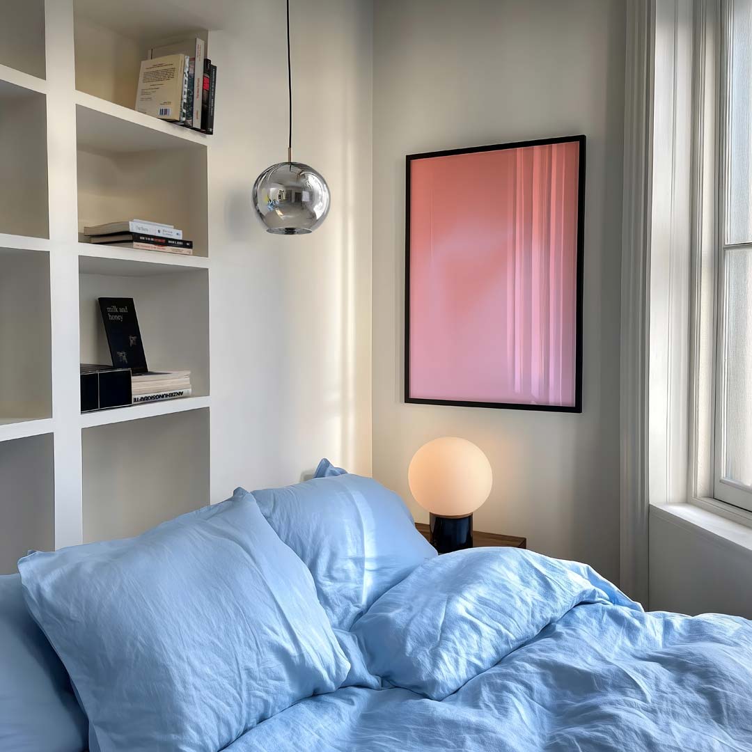 Dreamy Pink Gradient Poster-WallArtistic