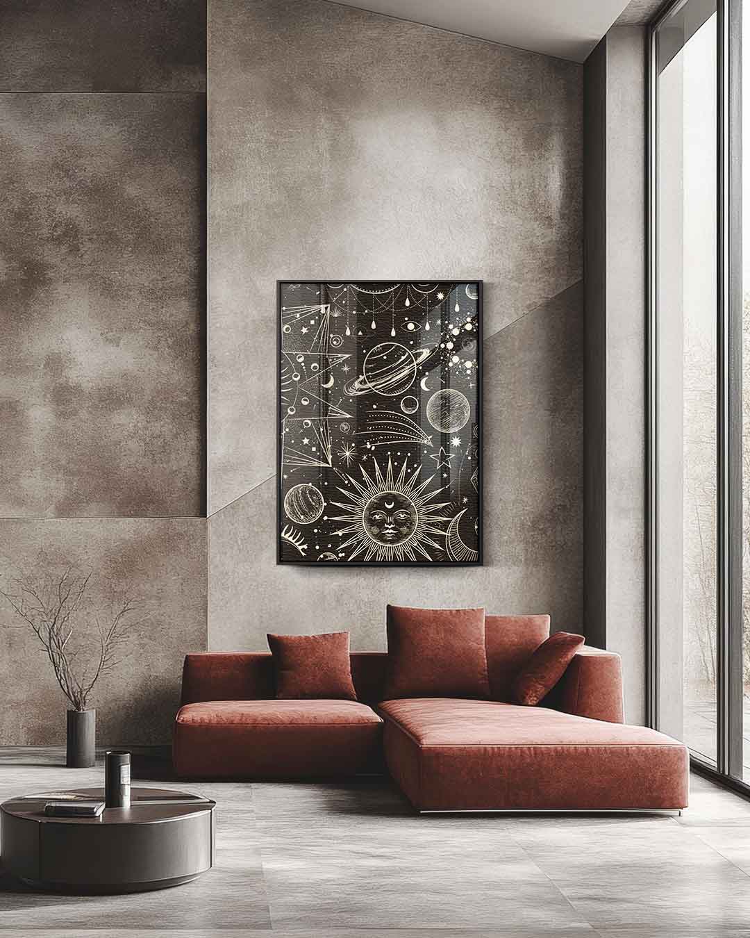 Abstract kunstwerk Kunstwerk-canvas-dibond-plexiglas-wanddecoratie-WallArtistic