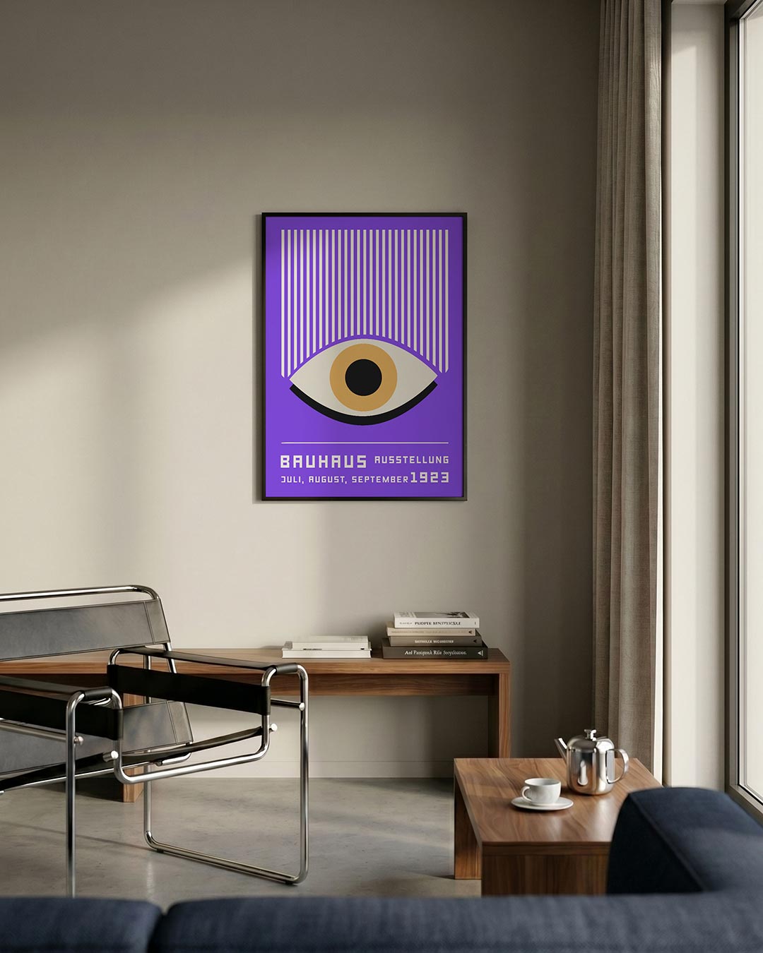 Oog en lijnen Poster