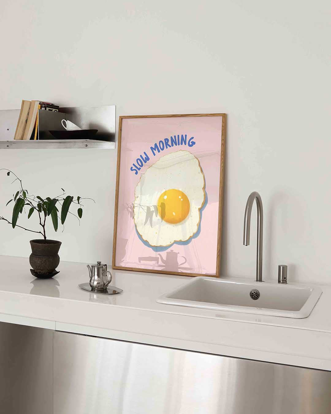 Gebakken ei Poster