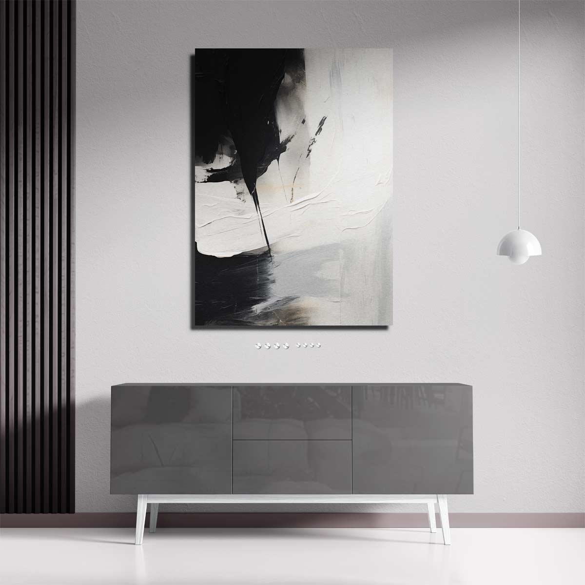 Contrasten in Abstractie Kunstwerk-canvas-dibond-plexiglas-wanddecoratie-WallArtistic