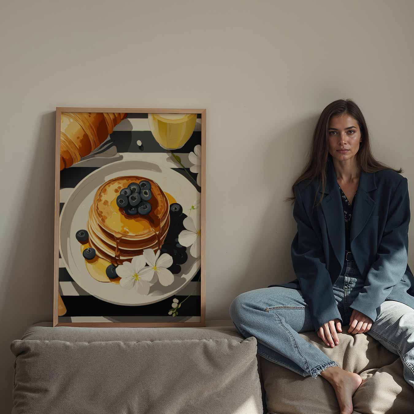 Smakelijke Ontbijt Poster-WallArtistic