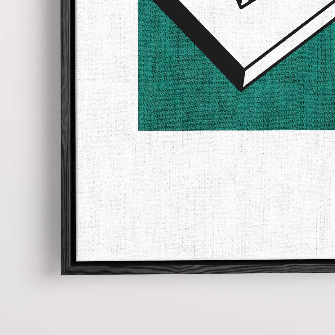 Kleurrijk Labyrint Kunstwerk-canvas-dibond-plexiglas-wanddecoratie-WallArtistic