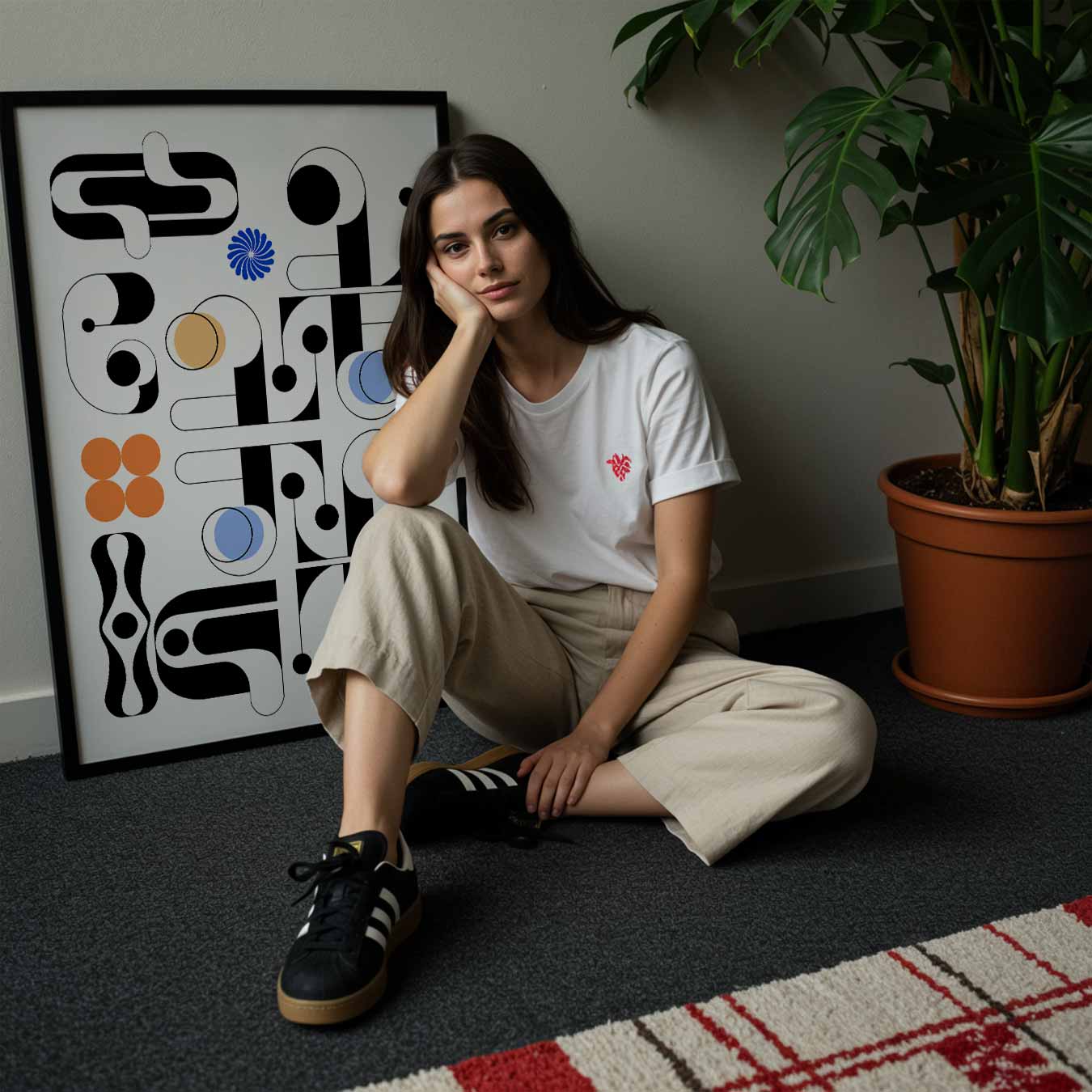 Moderne Abstracte Kunst Poster
