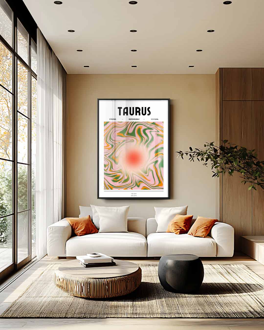 Abstract kunstwerk Kunstwerk-canvas-dibond-plexiglas-wanddecoratie-WallArtistic