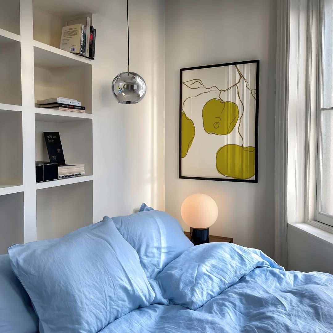 Stijlvolle Abstracte Appel Illustratie Poster-WallArtistic
