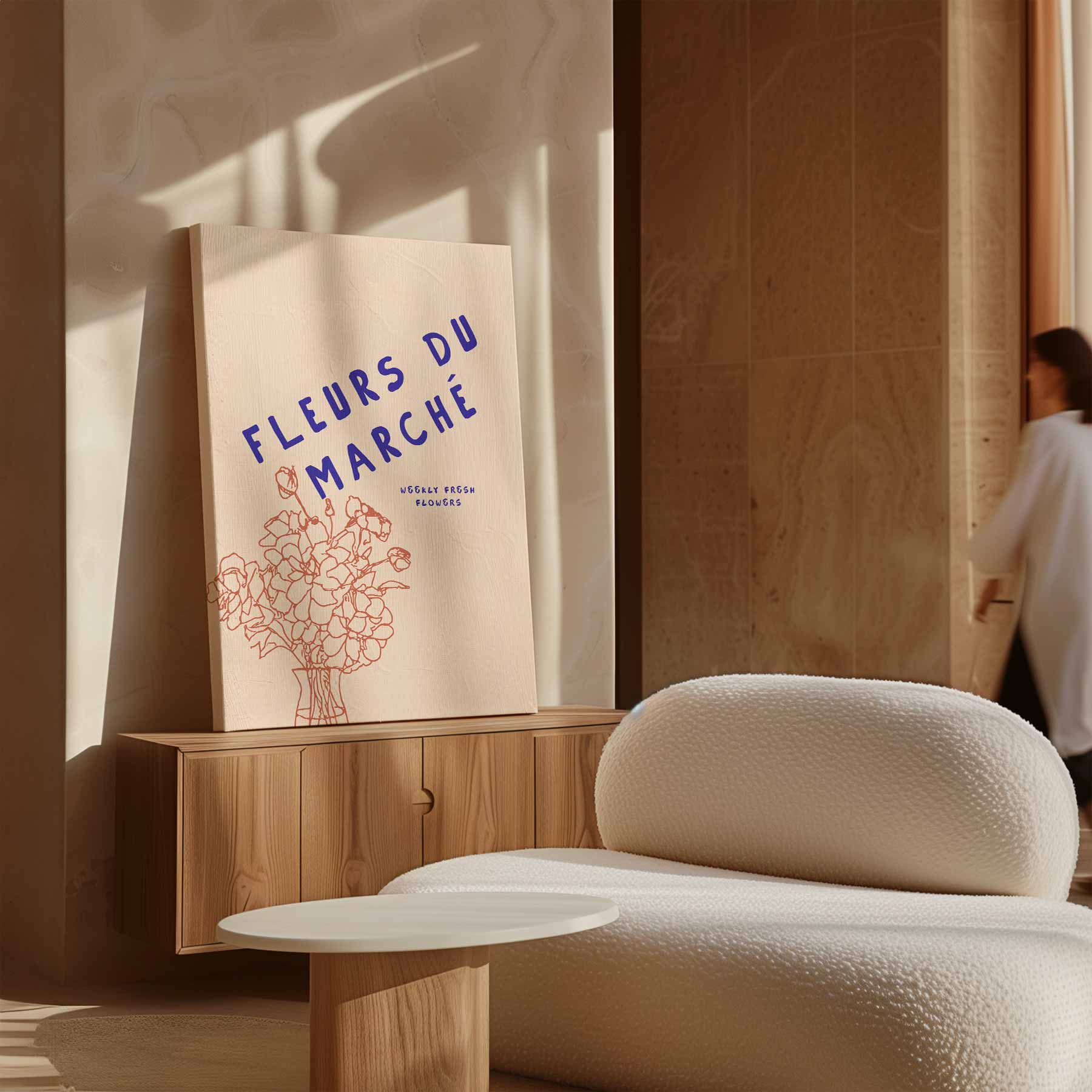 Fleurs du Marché Poster
