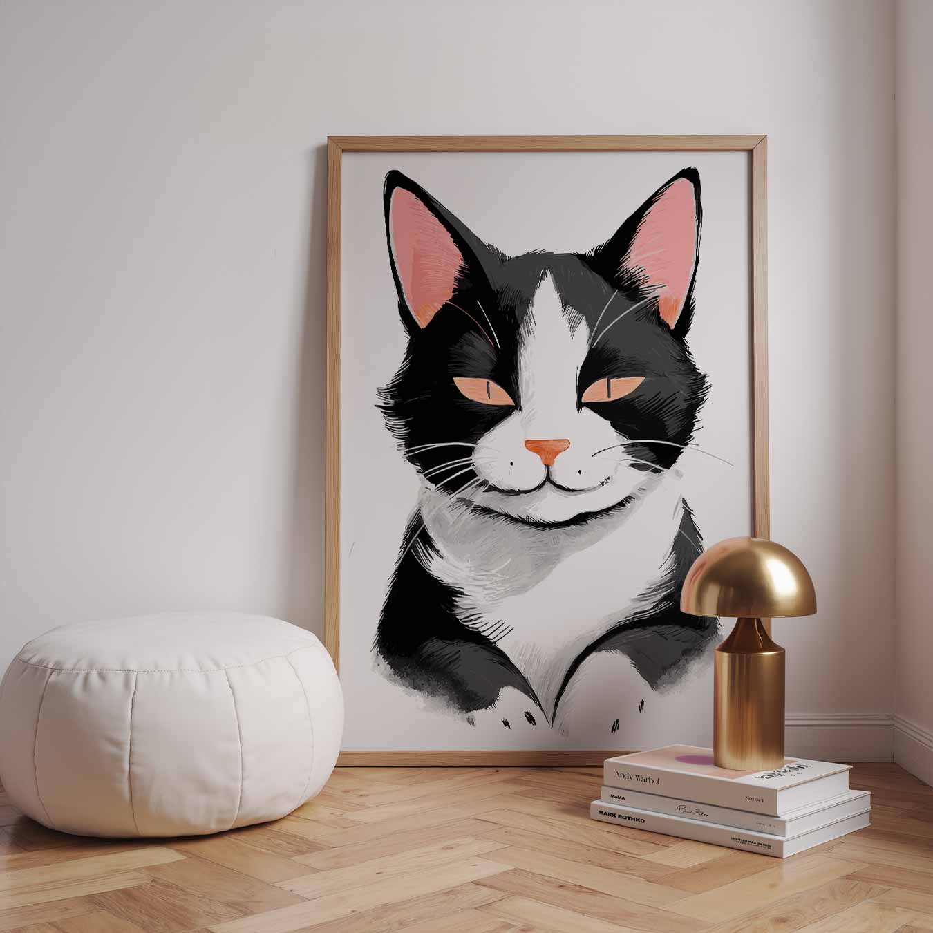 Schattige Kattenkunst Poster-WallArtistic
