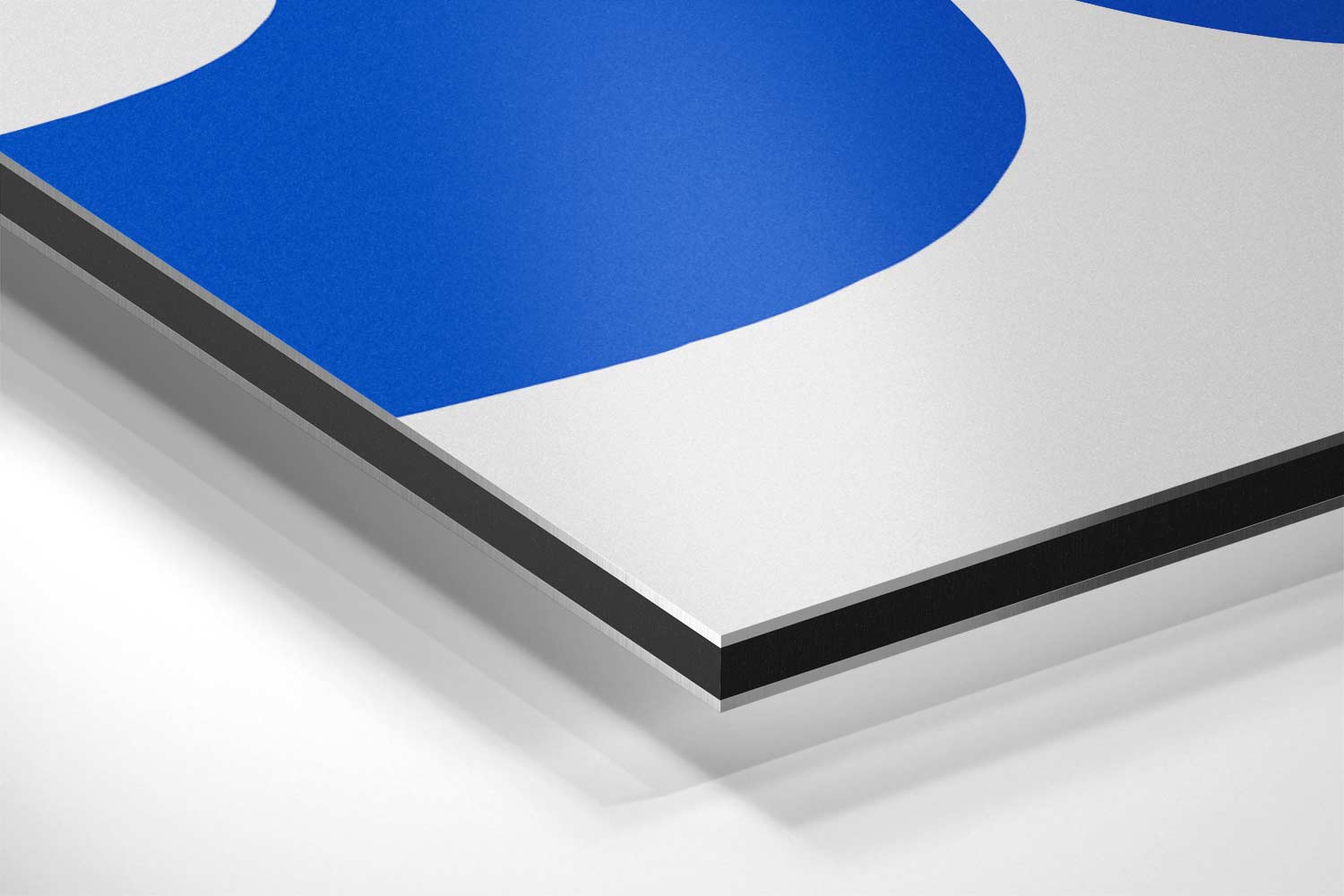 Dans van de Blauwe Lijnen Kunstwerk-canvas-dibond-plexiglas-wanddecoratie-WallArtistic