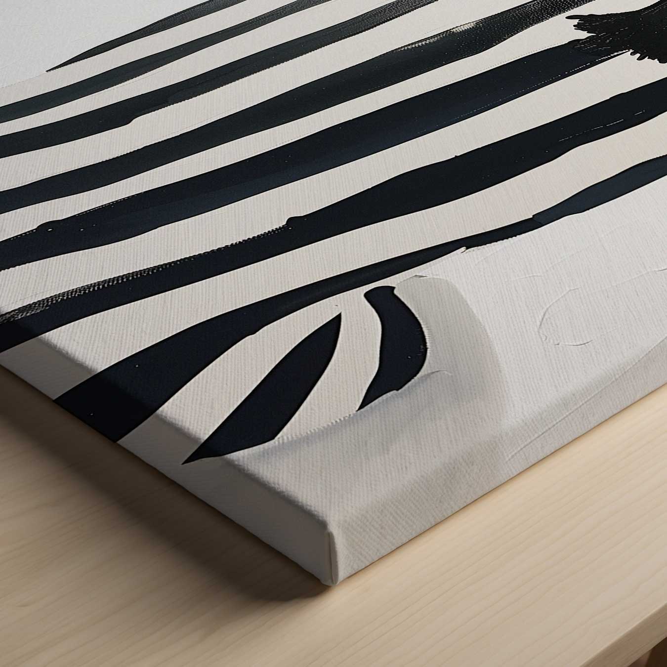 Strepen en Stille Kunstwerk-canvas-dibond-plexiglas-wanddecoratie-WallArtistic