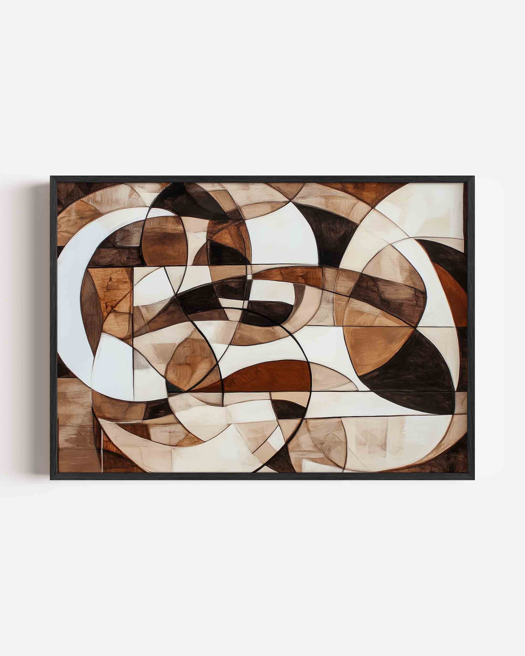 Abstracte vormen Poster