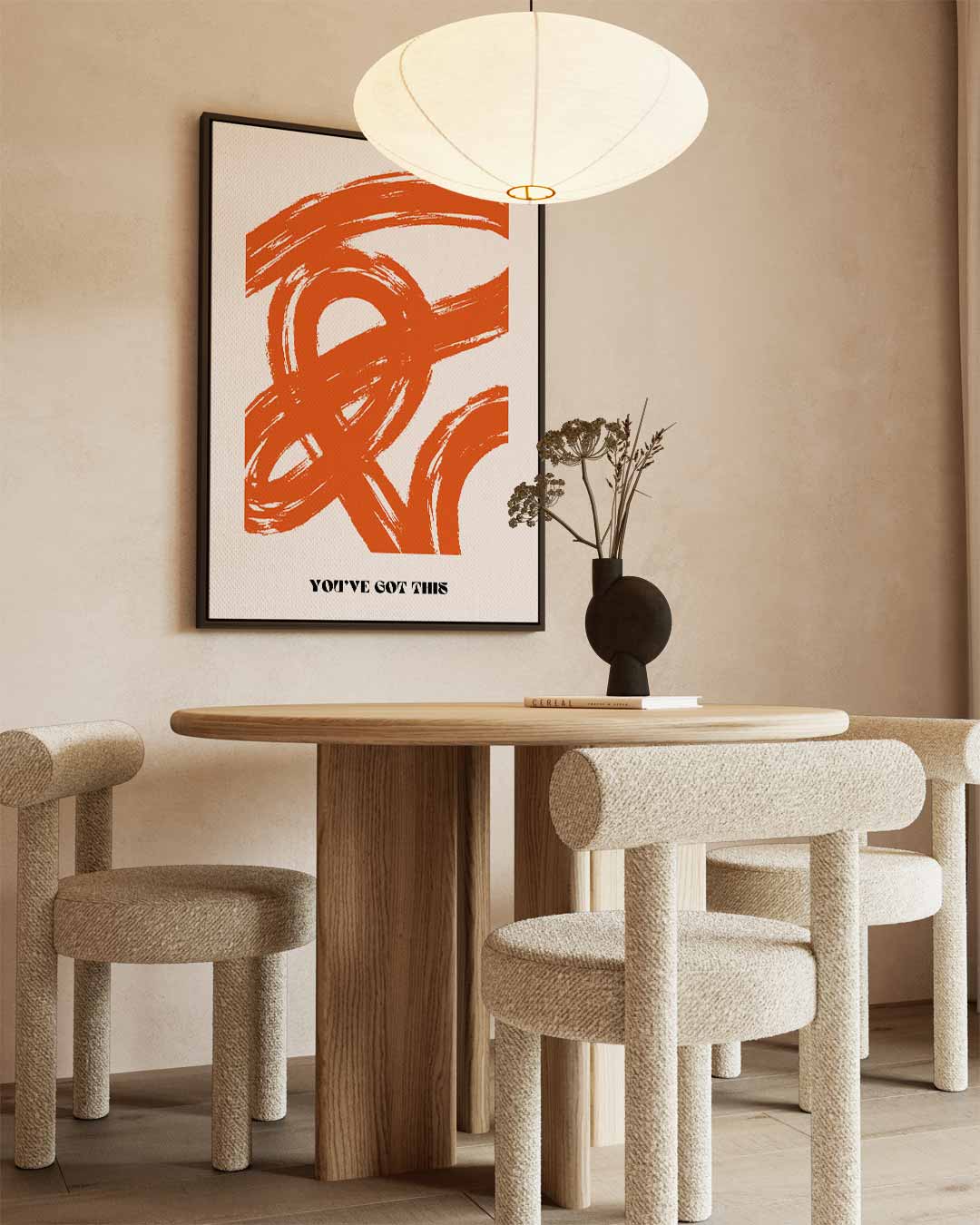 Inspirerende Oranjetinten Wandkunst Kunstwerk-canvas-dibond-plexiglas-wanddecoratie-WallArtistic