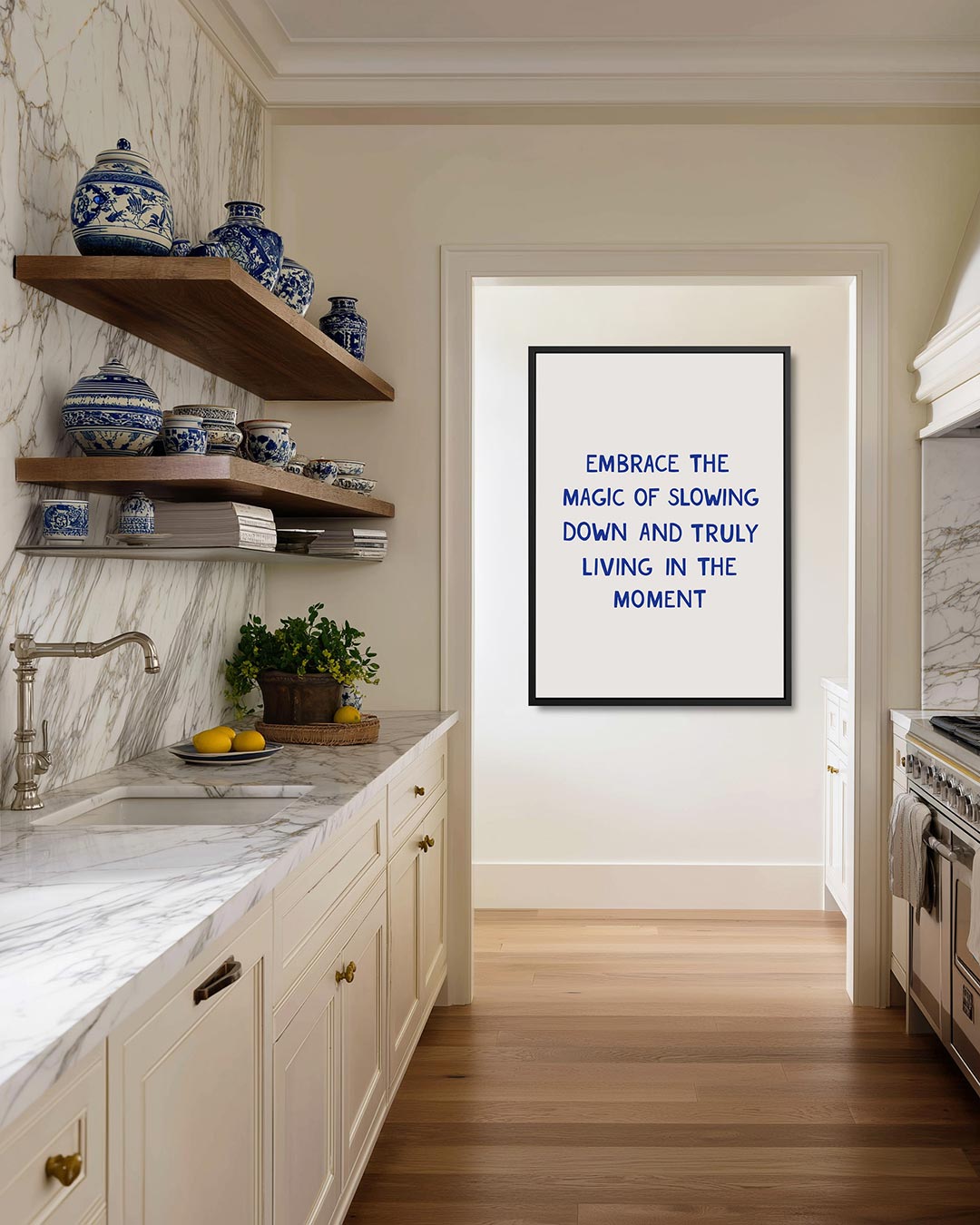 Inspirerende typografie Kunstwerk