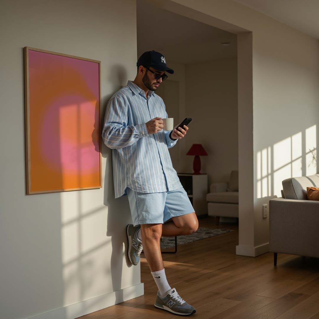 Vrolijke Kleurenexplosie Poster-WallArtistic