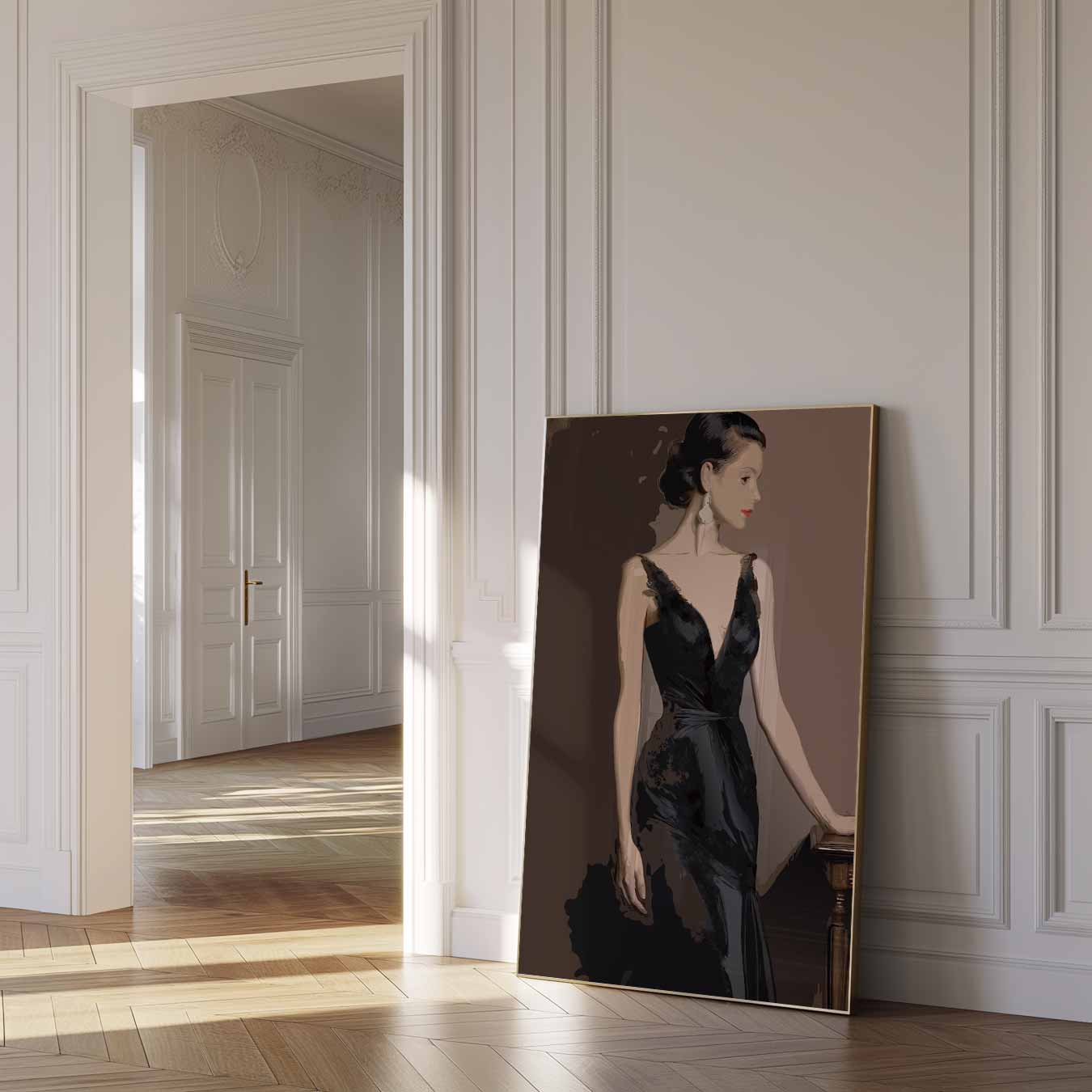 Elegante Avondjurk Poster