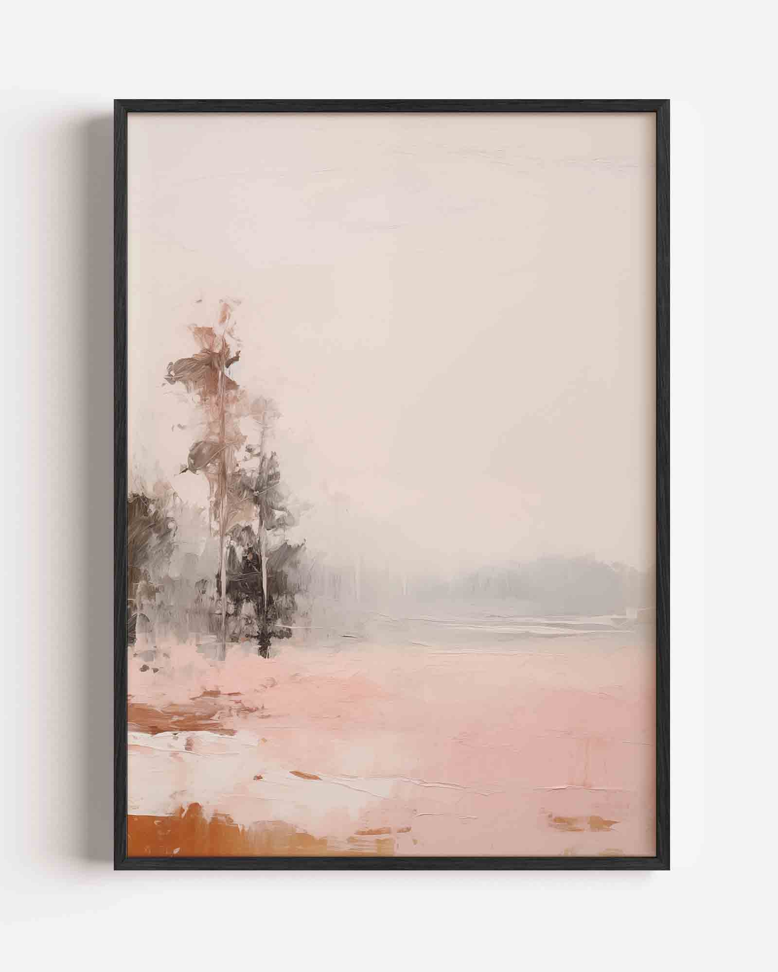 Landschap met bomen Poster