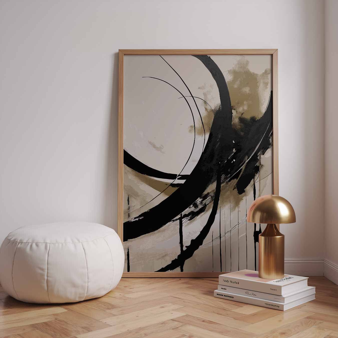 Abstracte Elegantie Poster