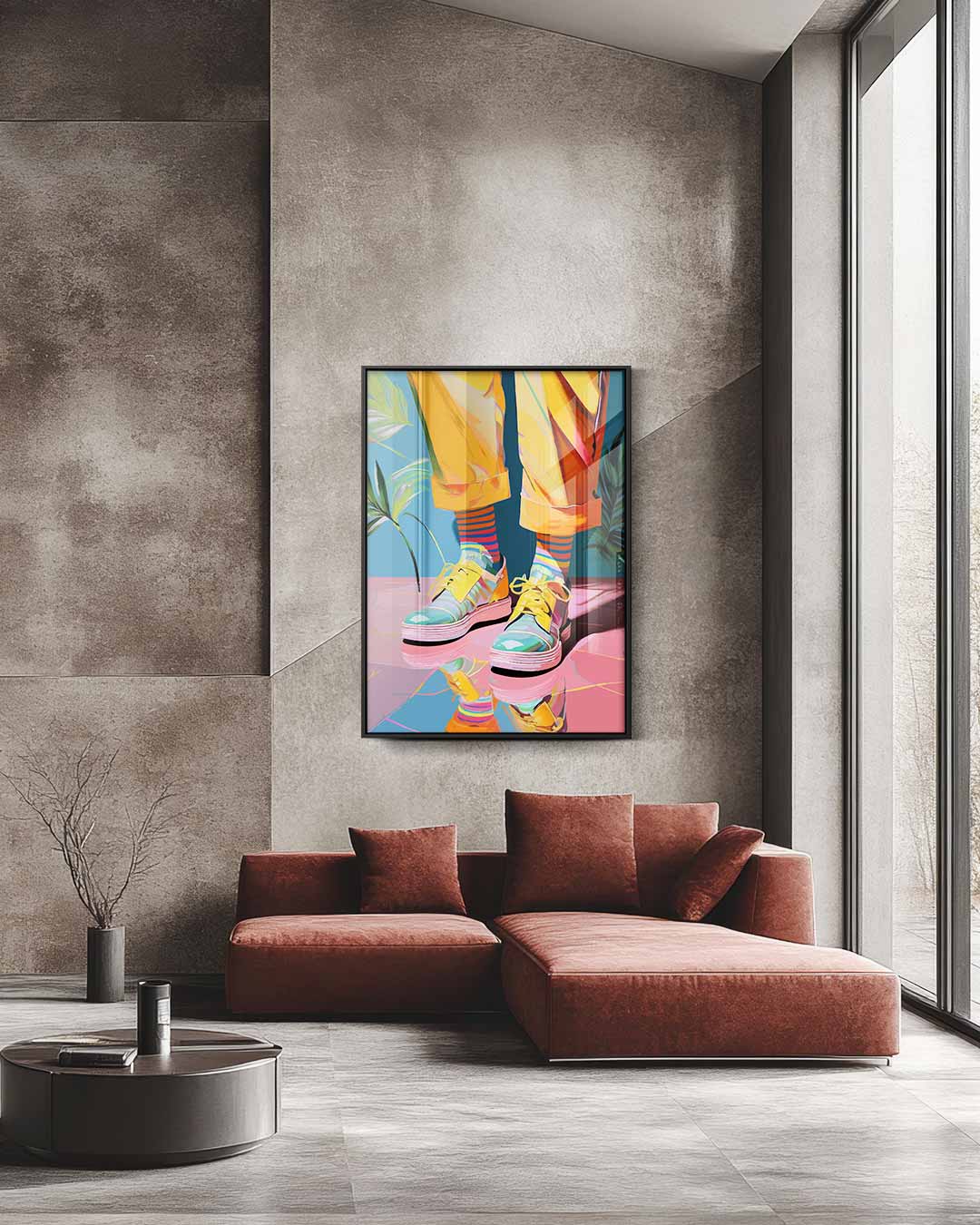 Kleurrijke Explore-Canvas Kunstwerk-canvas-dibond-plexiglas-wanddecoratie-WallArtistic