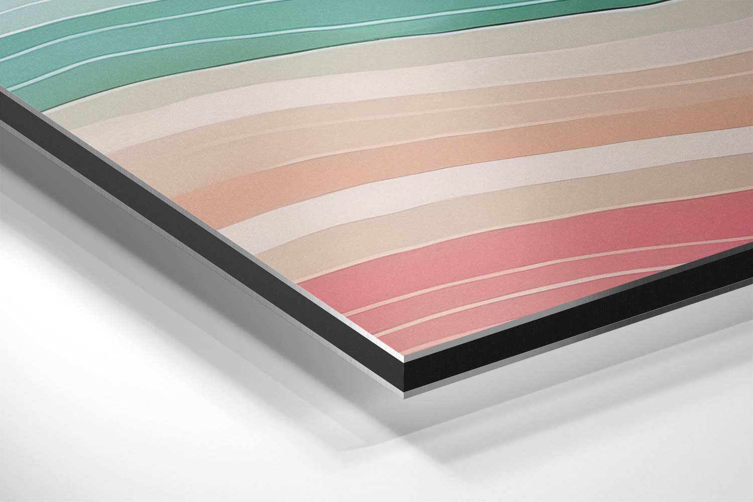 Zomerse Golven Kunstwerk-canvas-dibond-plexiglas-wanddecoratie-WallArtistic