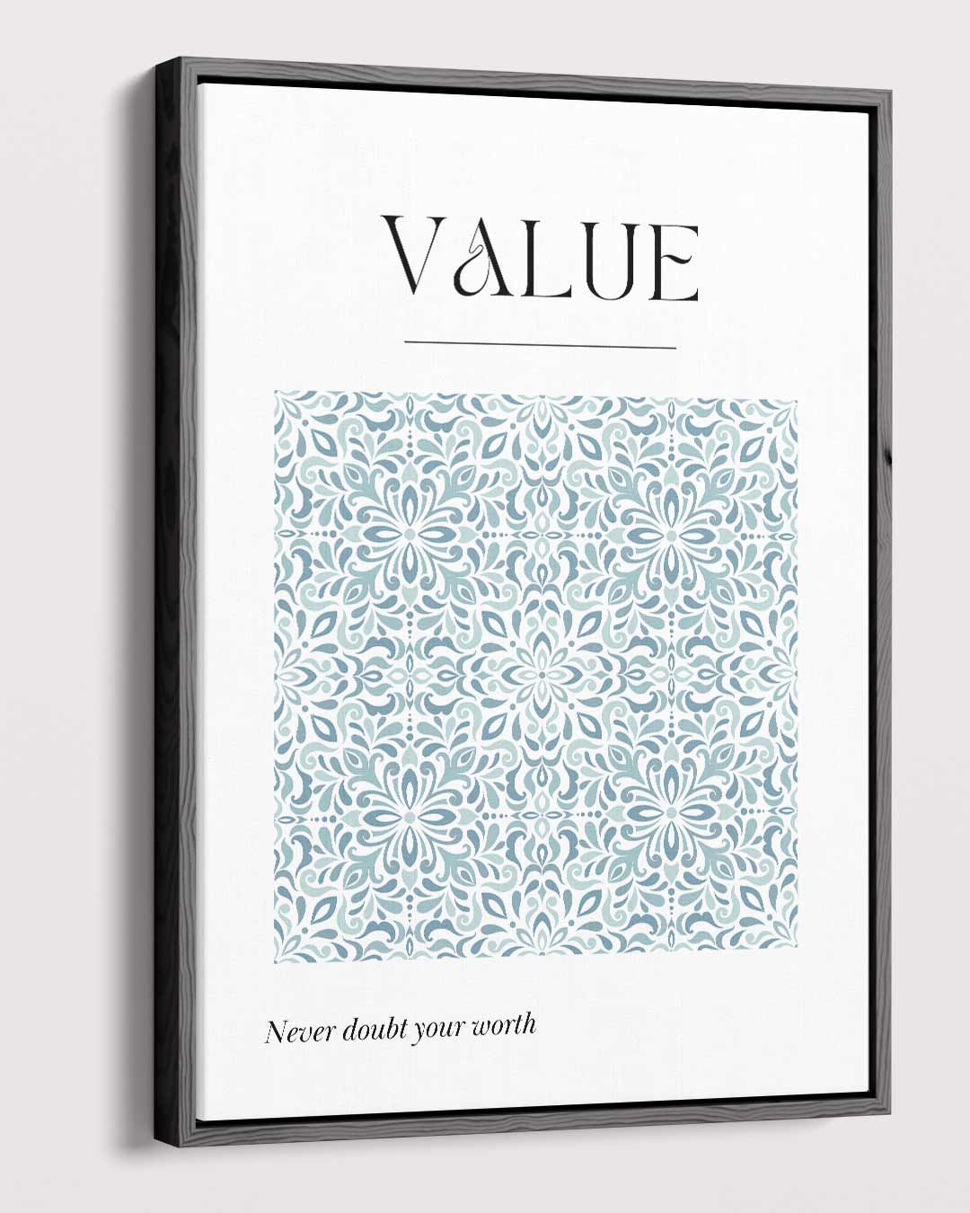 Inspirerende Waardeposter Kunstwerk-canvas-dibond-plexiglas-wanddecoratie-WallArtistic