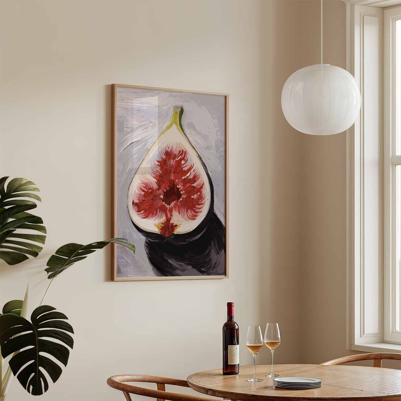 Moderne Vijgenkunst Poster-WallArtistic