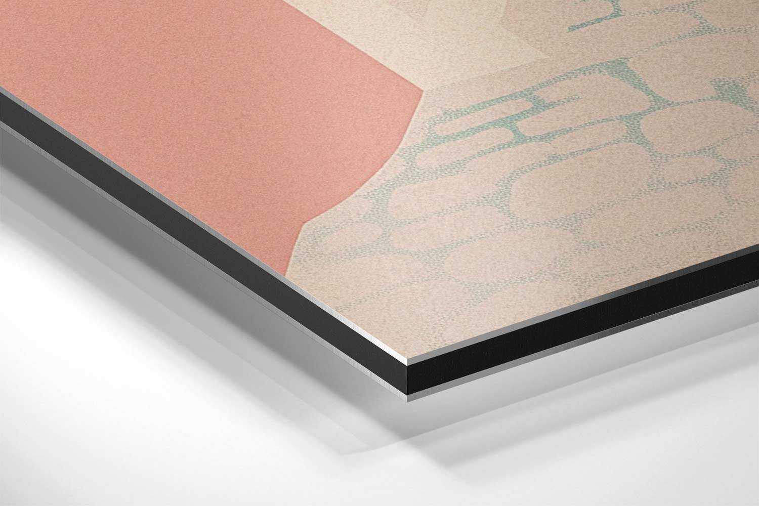 Zonnige Straat aan de Zee Kunstwerk-canvas-dibond-plexiglas-wanddecoratie-WallArtistic