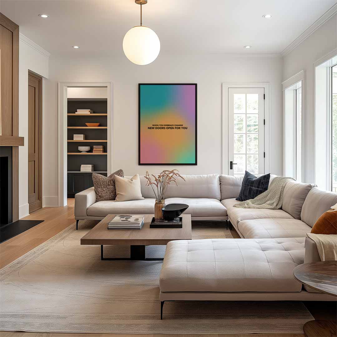 Inspirerende Kleurenmix Wanddecoratie Kunstwerk-canvas-dibond-plexiglas-wanddecoratie-WallArtistic