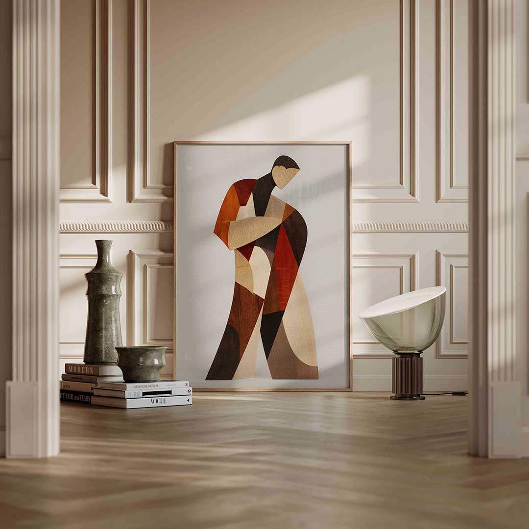 Abstracte figuur Poster