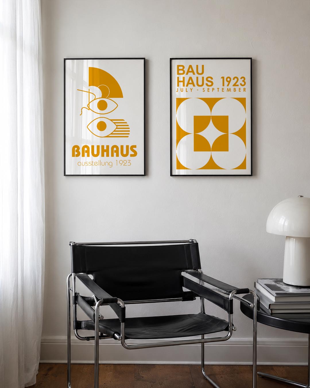 Oog en lijnenspel Posterset
