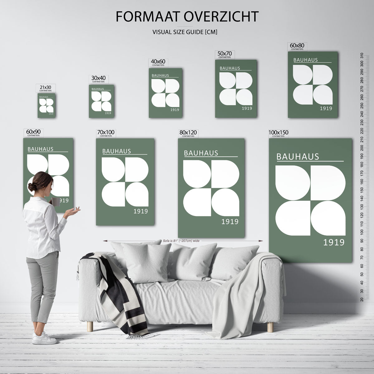 Vormen en vlakken Poster