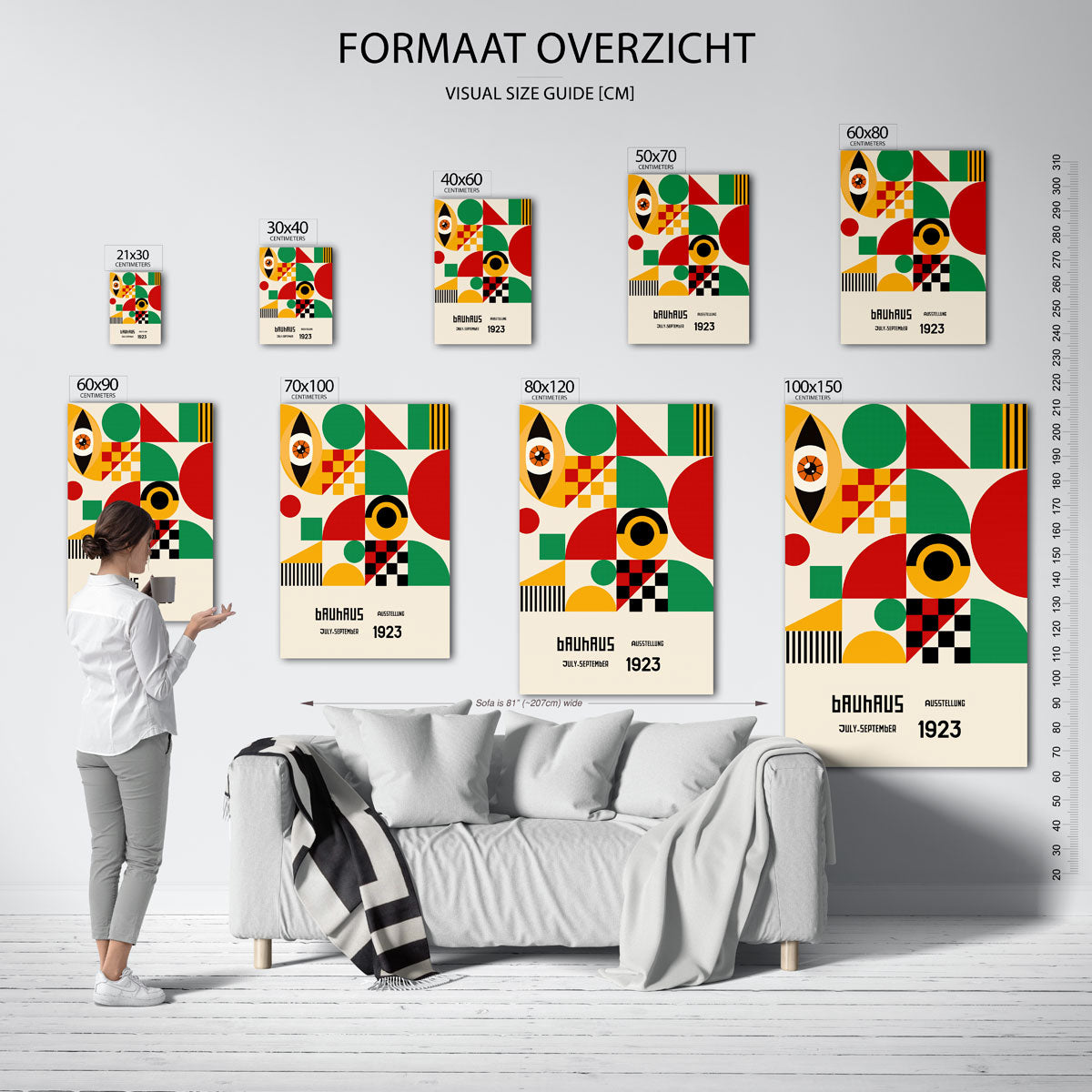 Vormen en vlakkenspel Poster