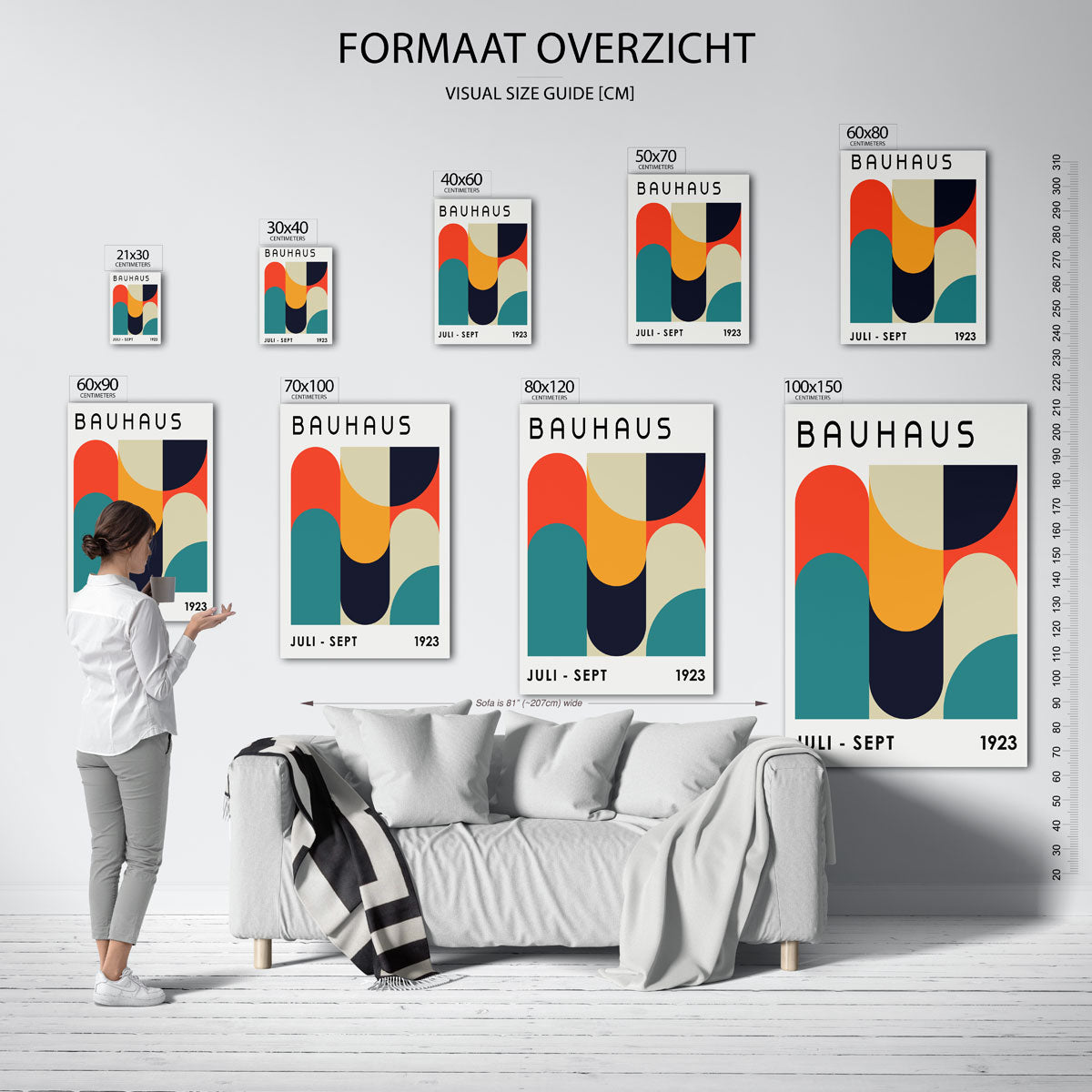 Vorm en kleur Poster