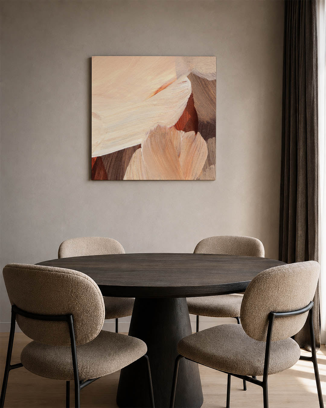 Penseelstreken Kunstwerk