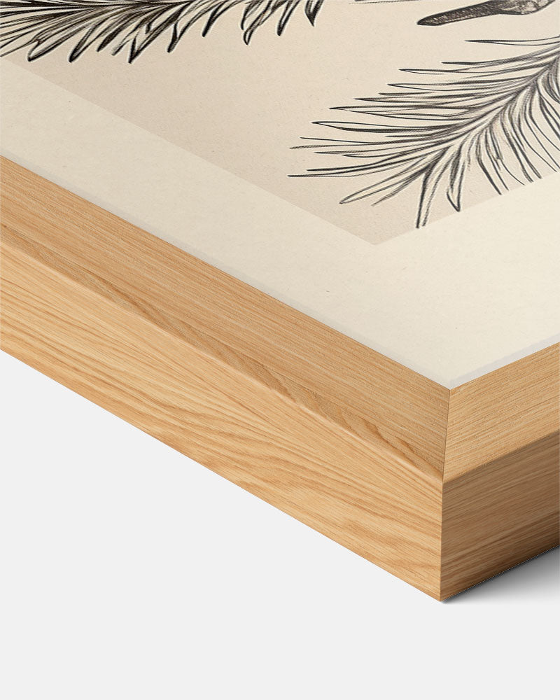 Kerstmis Botanische Kunst Poster-WallArtistic