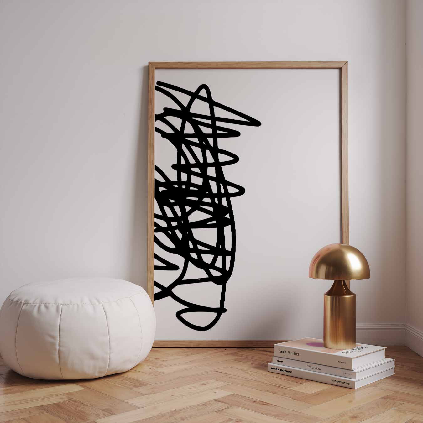 Abstracte Expressie Poster-WallArtistic