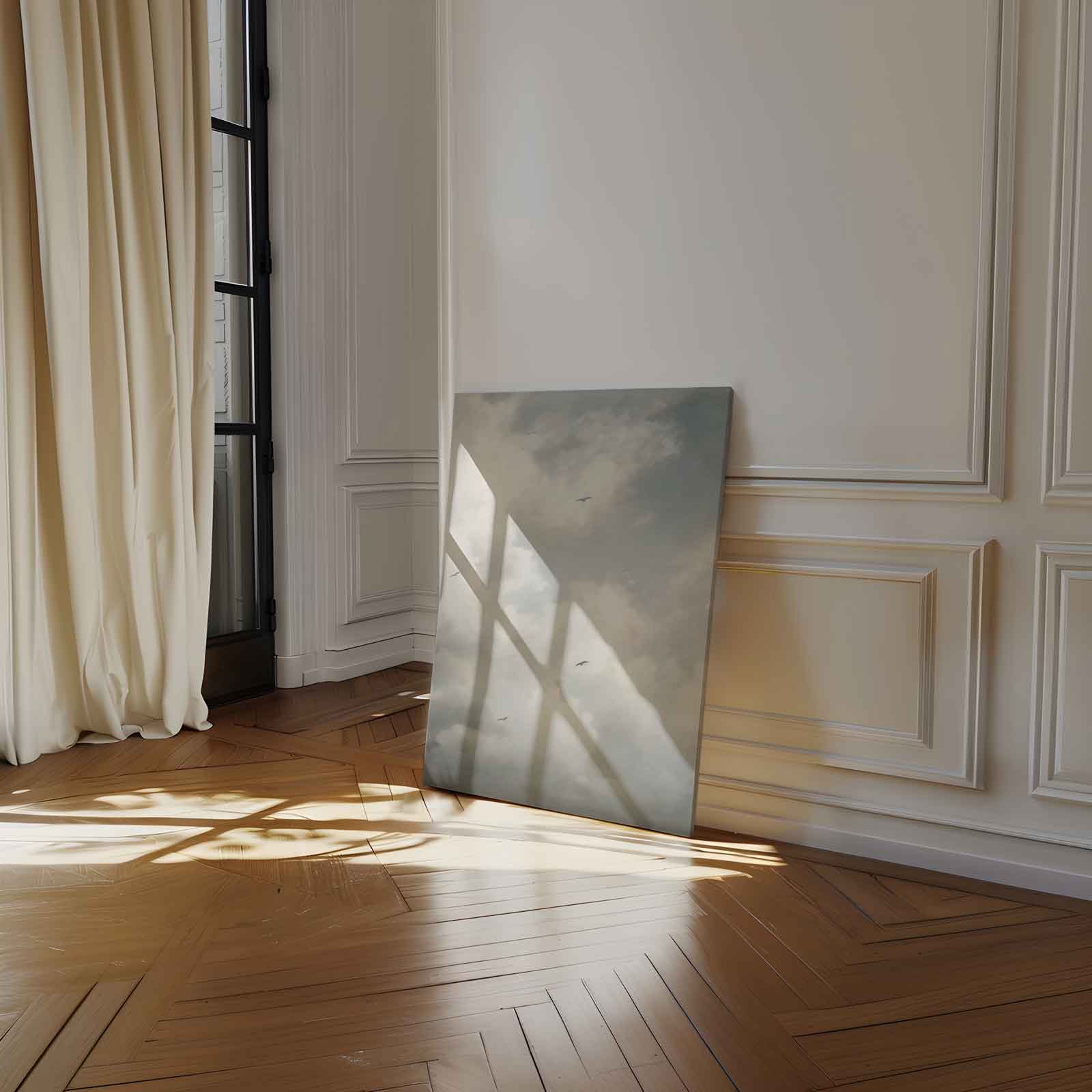 Zonnige Dromen in de Wolken Kunstwerk-canvas-dibond-plexiglas-wanddecoratie-WallArtistic