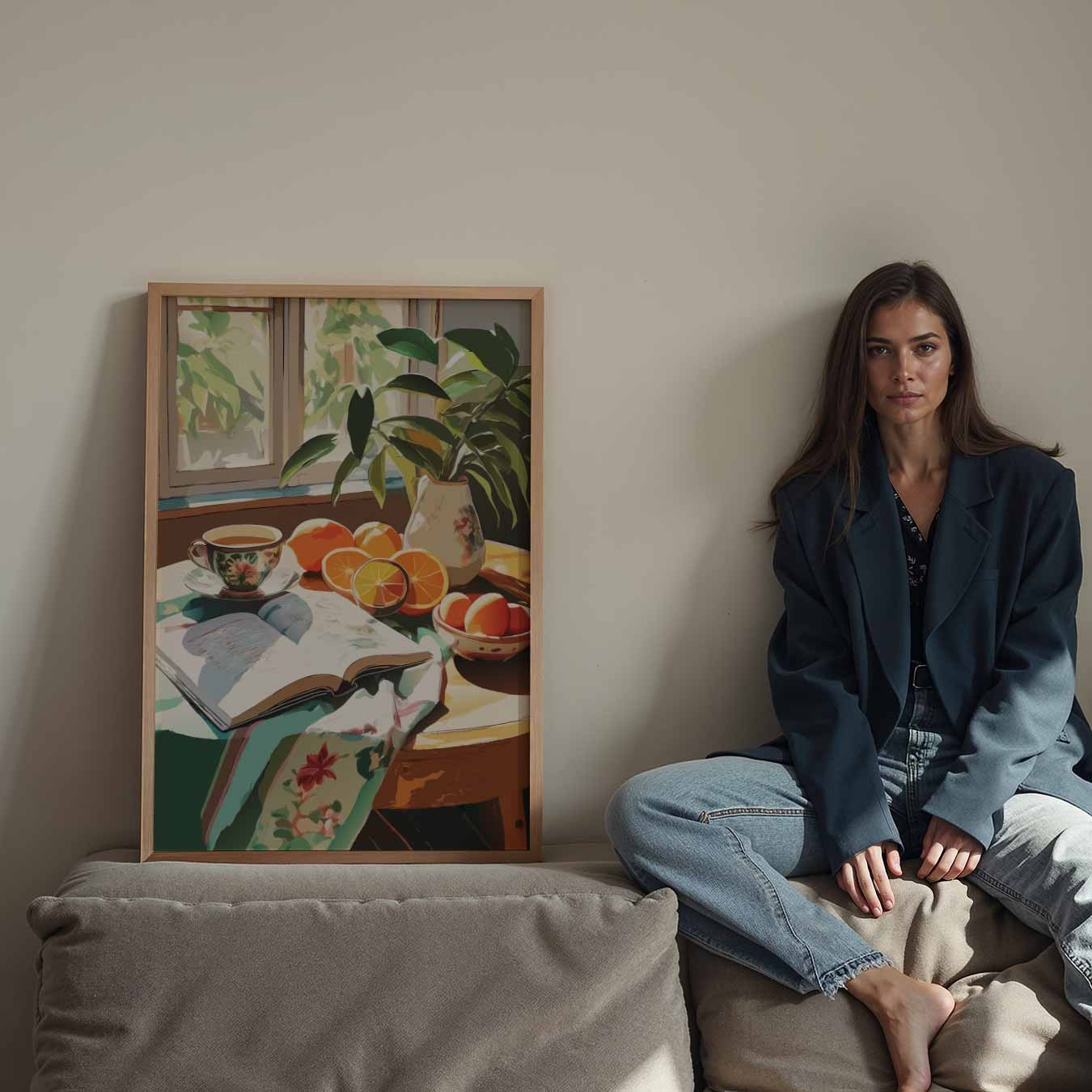 Zonnige Ochtenden Poster-WallArtistic