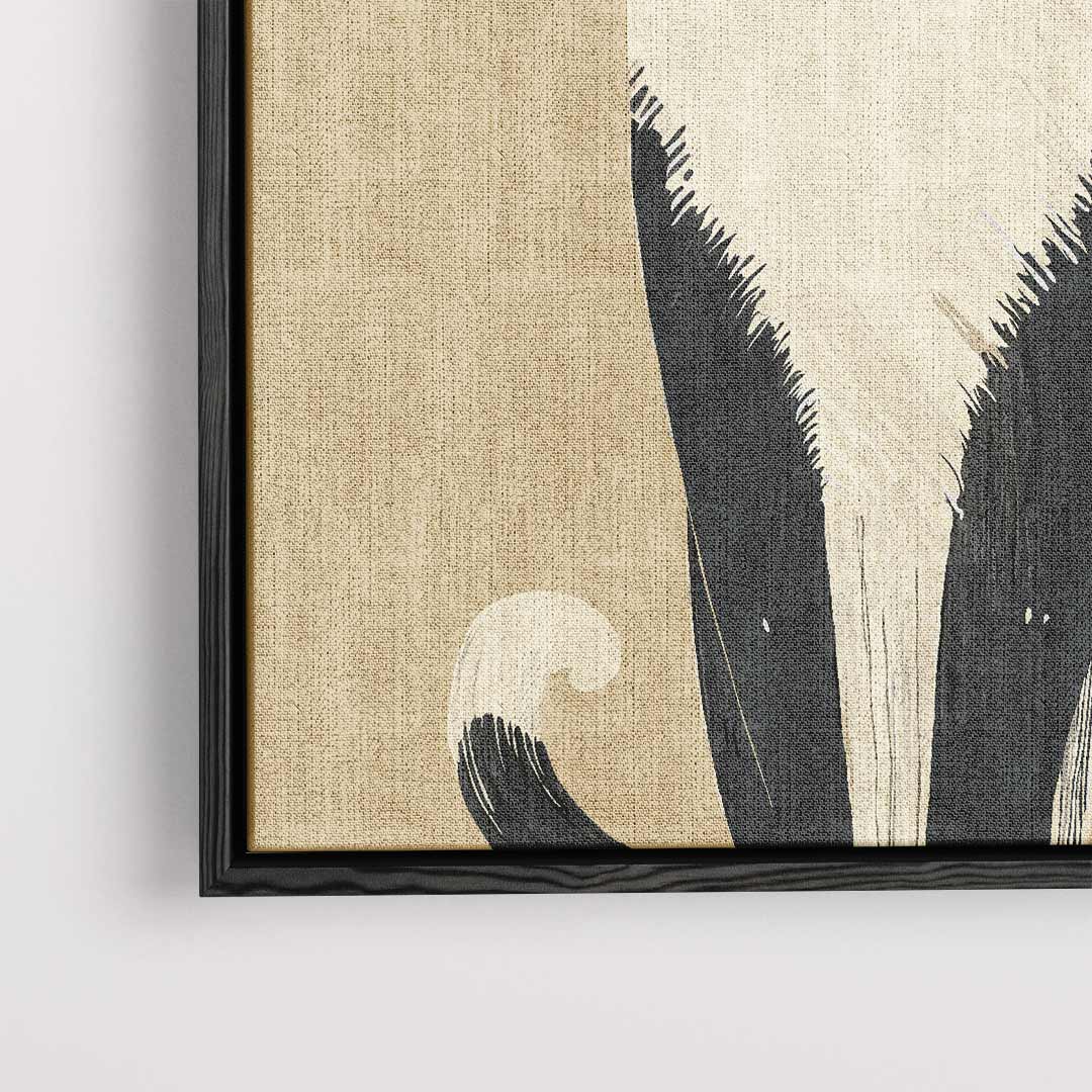 Stijlvolle Kat Illustratie Kunstwerk-canvas-dibond-plexiglas-wanddecoratie-WallArtistic