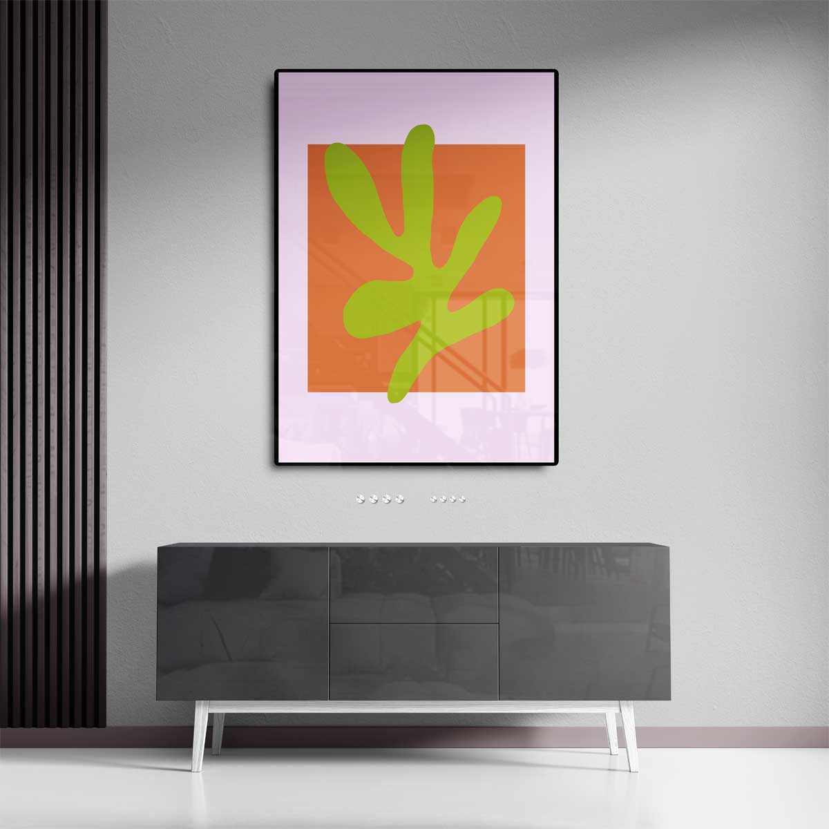 Organische Vormen Kunstwerk-canvas-dibond-plexiglas-wanddecoratie-WallArtistic