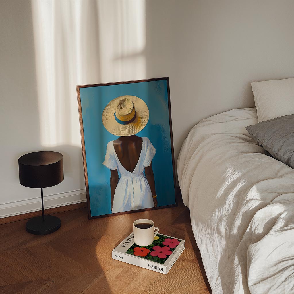 Zomerse Elegantie Poster-WallArtistic