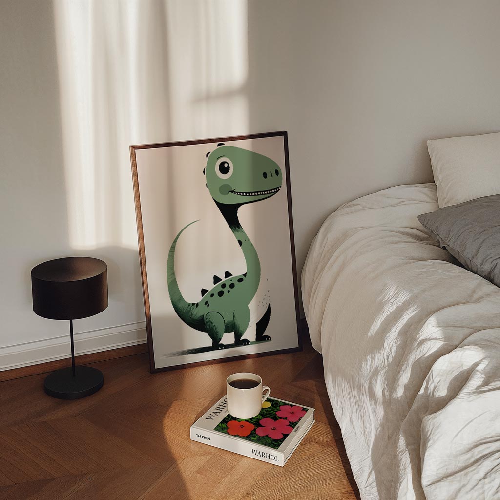 Schattige Dino Vrienden Poster