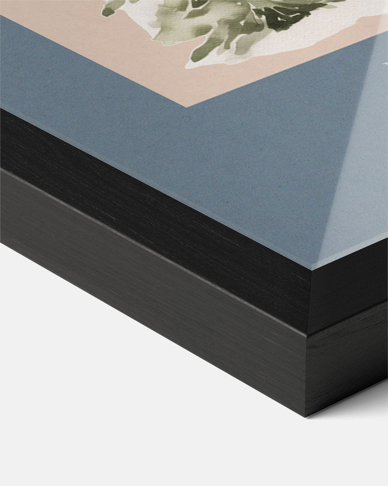 Warme Winterhuis Poster-WallArtistic