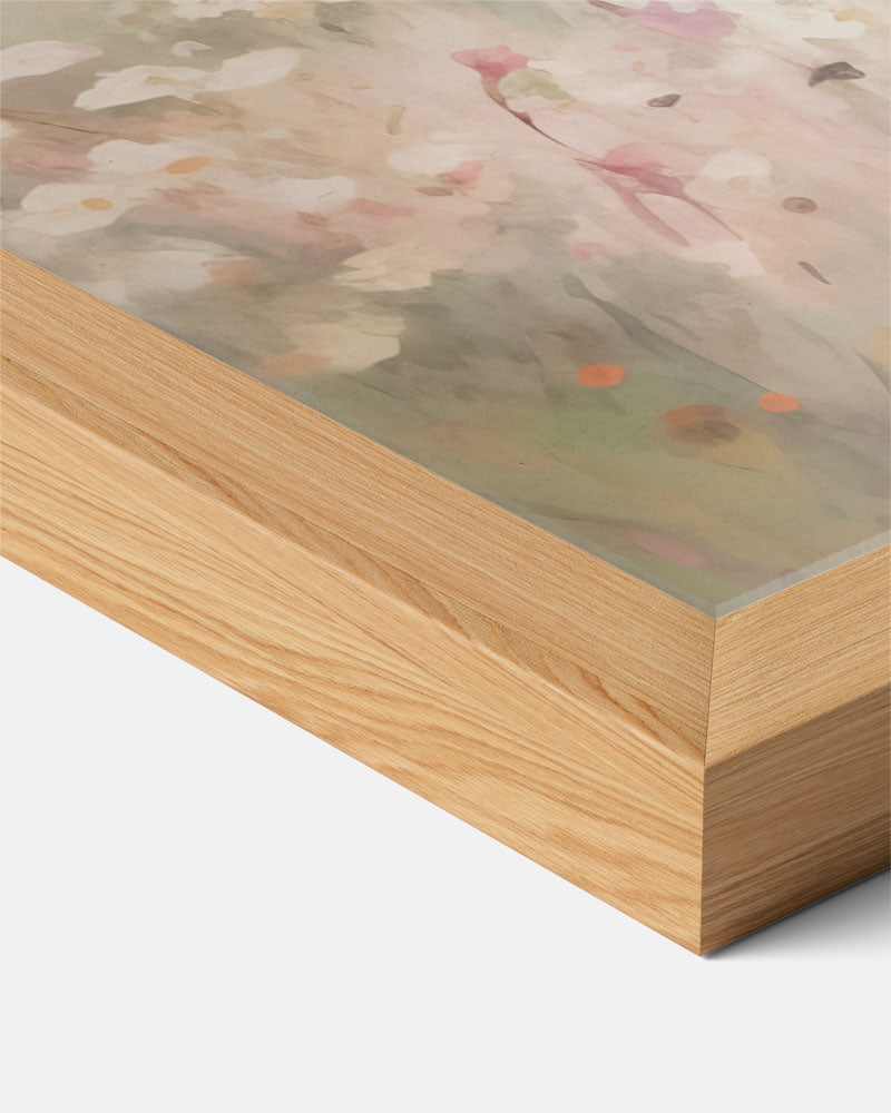 Dromerig Bloemenveld Landschap Poster-WallArtistic