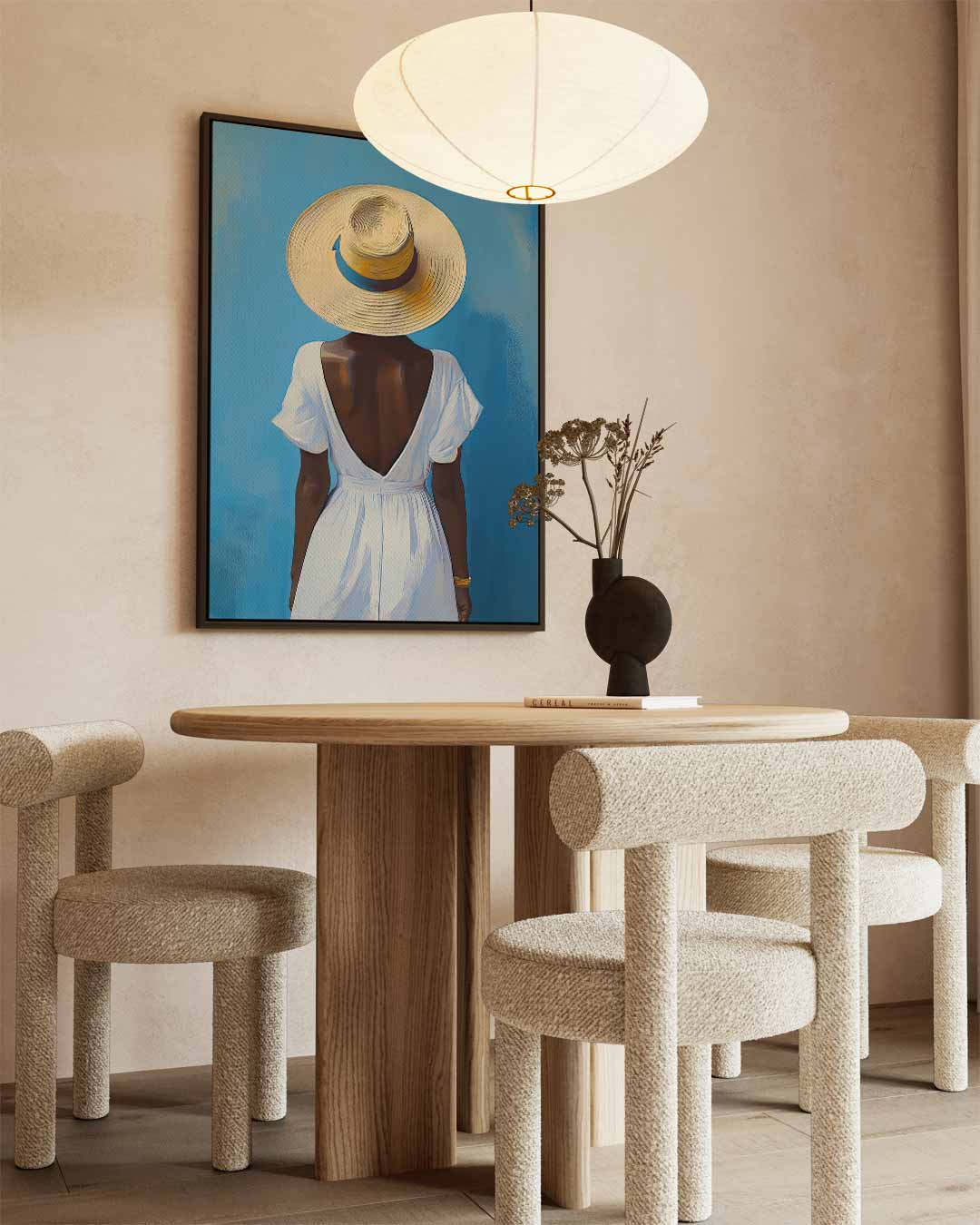 Zomerse Elegantie Kunstwerk-canvas-dibond-plexiglas-wanddecoratie-WallArtistic