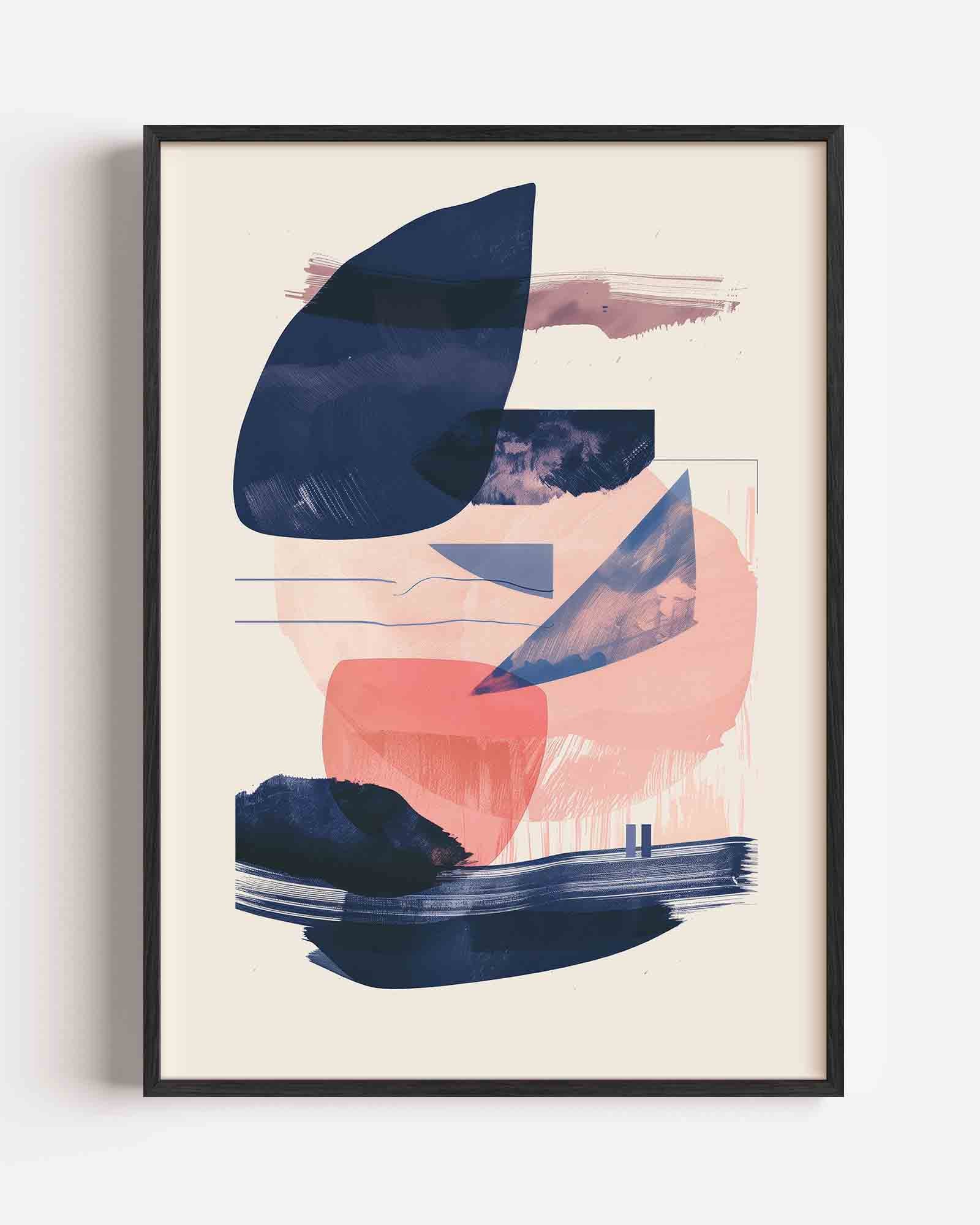 Abstracte vormen Poster