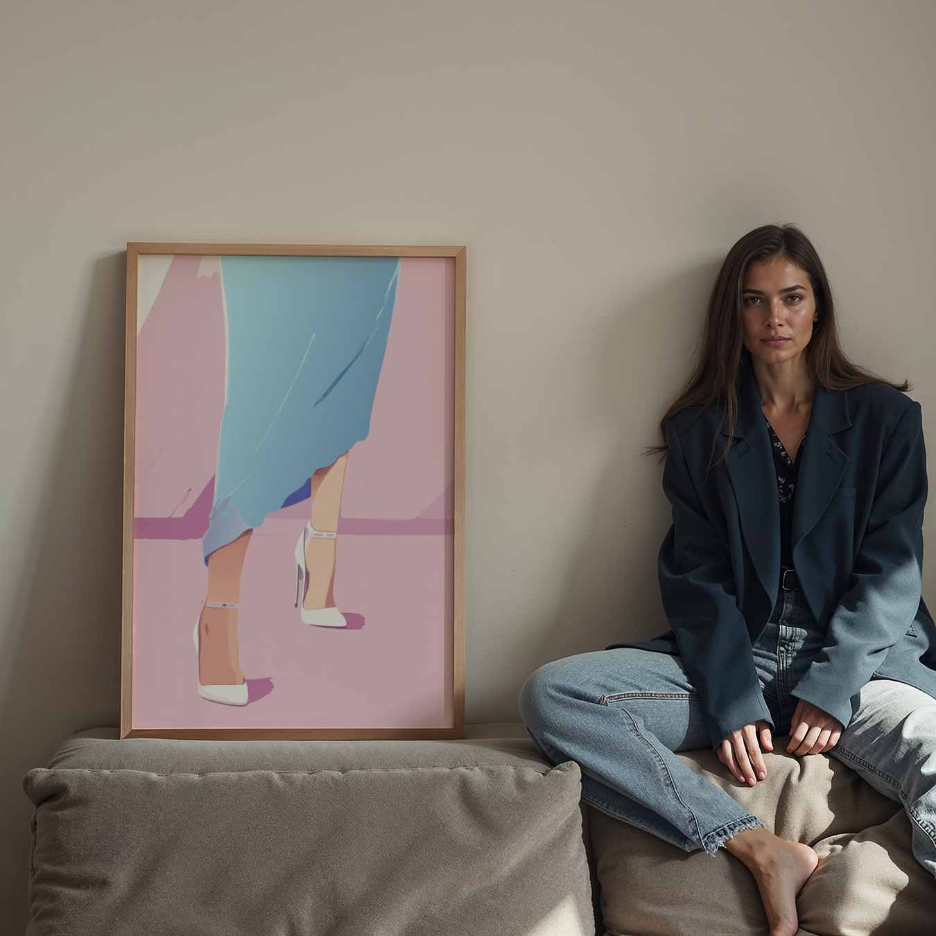 Elegante Stijvolle Schoenen Poster