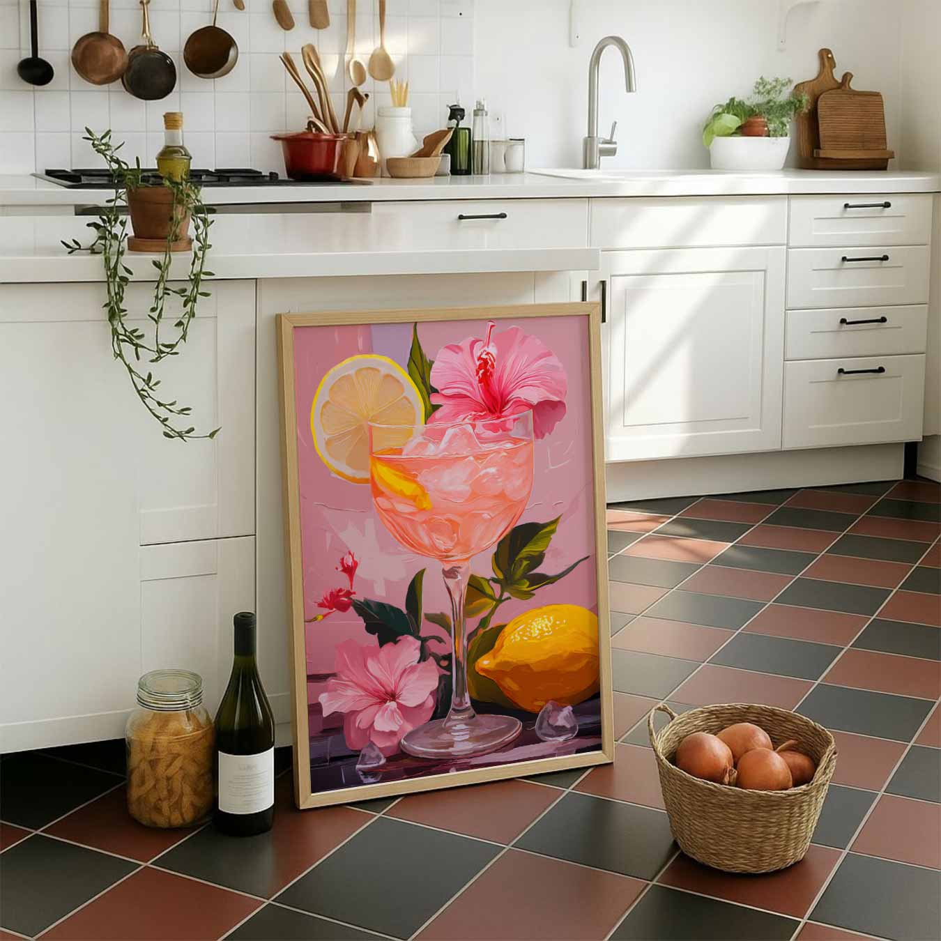 Verfrissende Zomerdrank Poster-WallArtistic