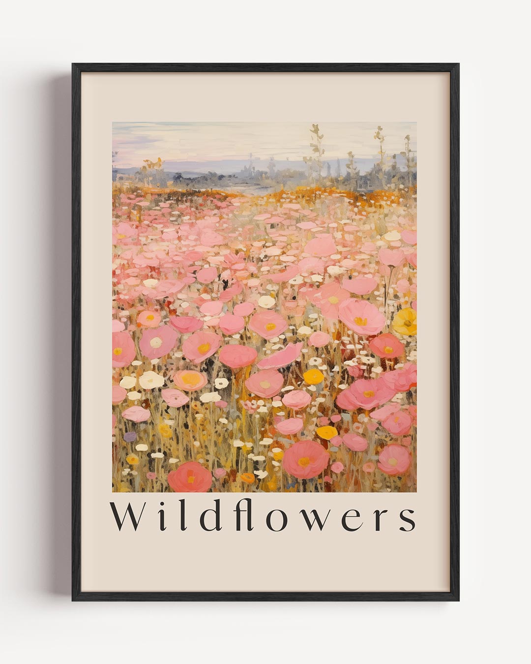 Veld met Wilde Bloemen Poster-WallArtistic